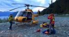 B.C. rescuers repel down cliff, climb waterfall, to save stranded tourist on Grouse Mountain