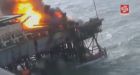 Azerbaijan offshore oil rig burns, 30 missing and feared dead