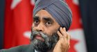 Harjit Sajjan hints at a Canadian military mission in Libya