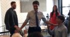 American men drop to their knees, literally beg Justin Trudeau to run for U.S. president