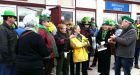 A 2-minute St. Patrick's Day parade' This Alberta town has long tradition of short marches