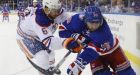 Edmonton Oilers take lead three times only to lose to New York Rangers