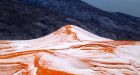 Breathtaking photos show first snow in Sahara Desert in decades