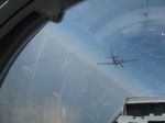 L-39 closing on P-51