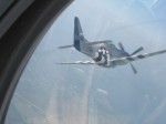 L-39 closing on P-51